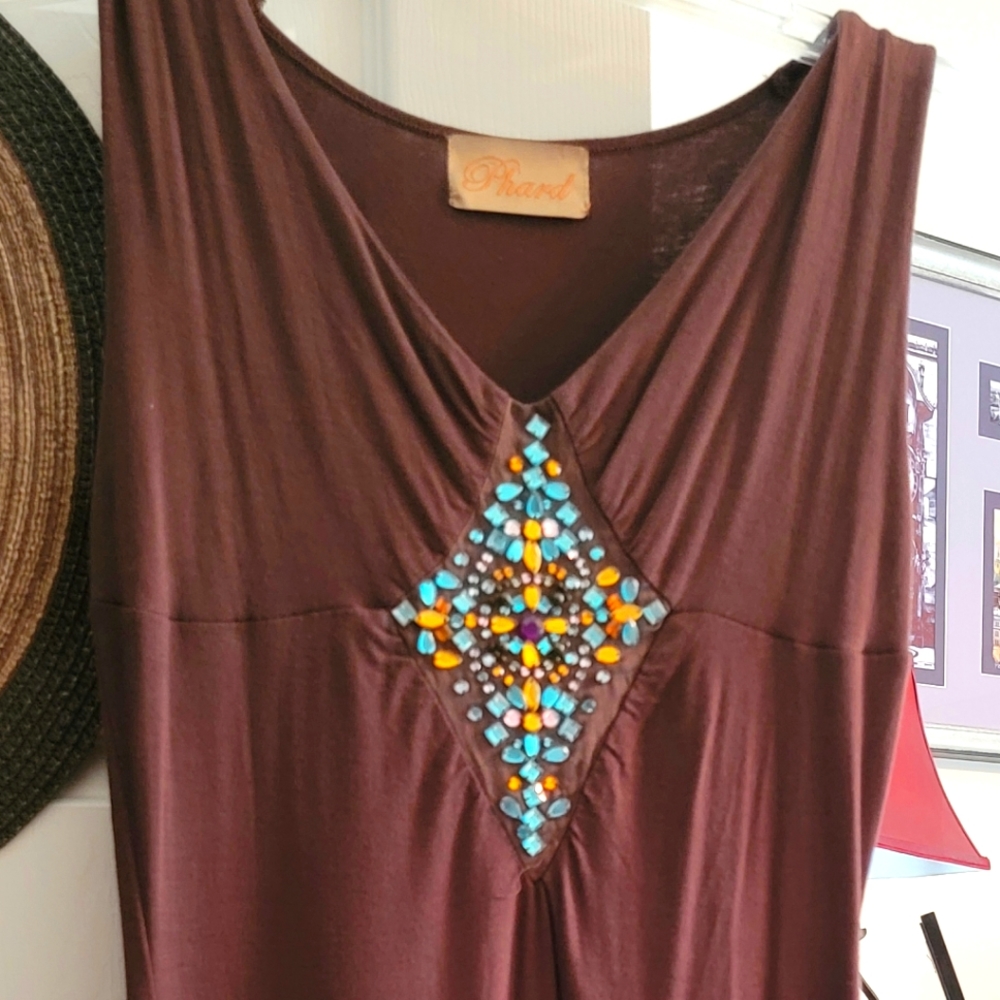 Super cute, medium, brown, bought in Italy dress